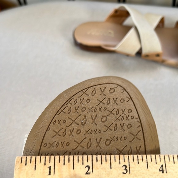 New! XOXO Baruch slide on flat strap sandals size 10 - Picture 11 of 12